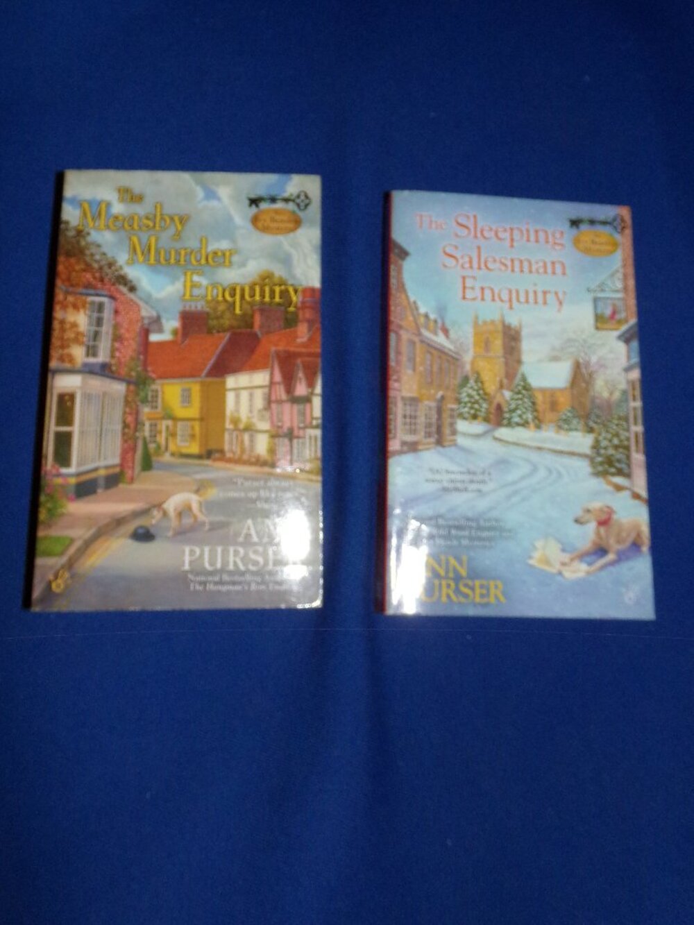 Set of 2 Ann Purser Cozy Mystery Paperback Books - Ivy Beasley Mystery Series